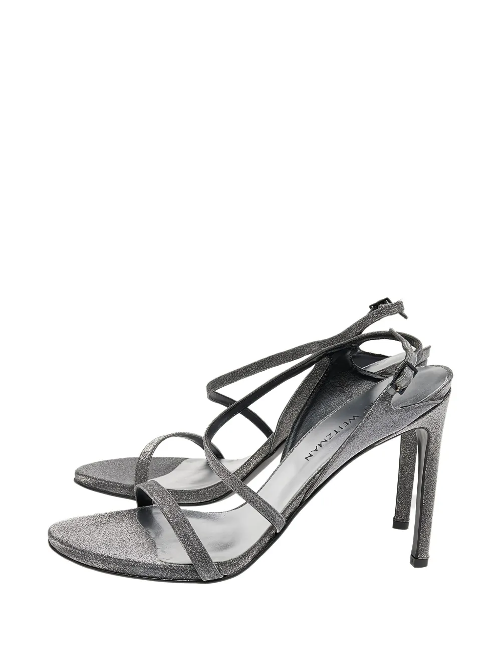 Stuart Weitzman Pre-owned 115mm Glitter Straps Sandals | Image 2