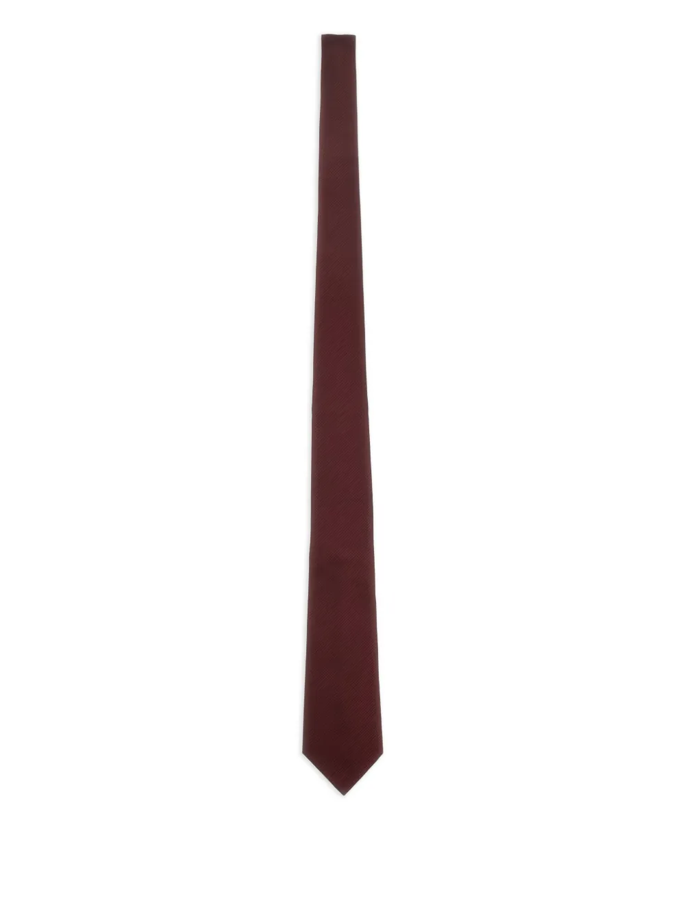 Lanvin textured silk tie - Rood