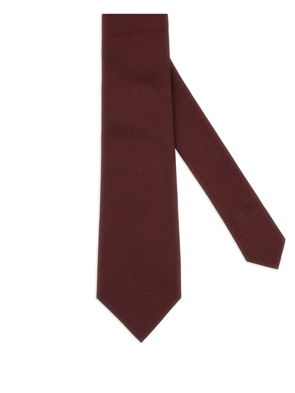 Lanvin textured silk tie Rood