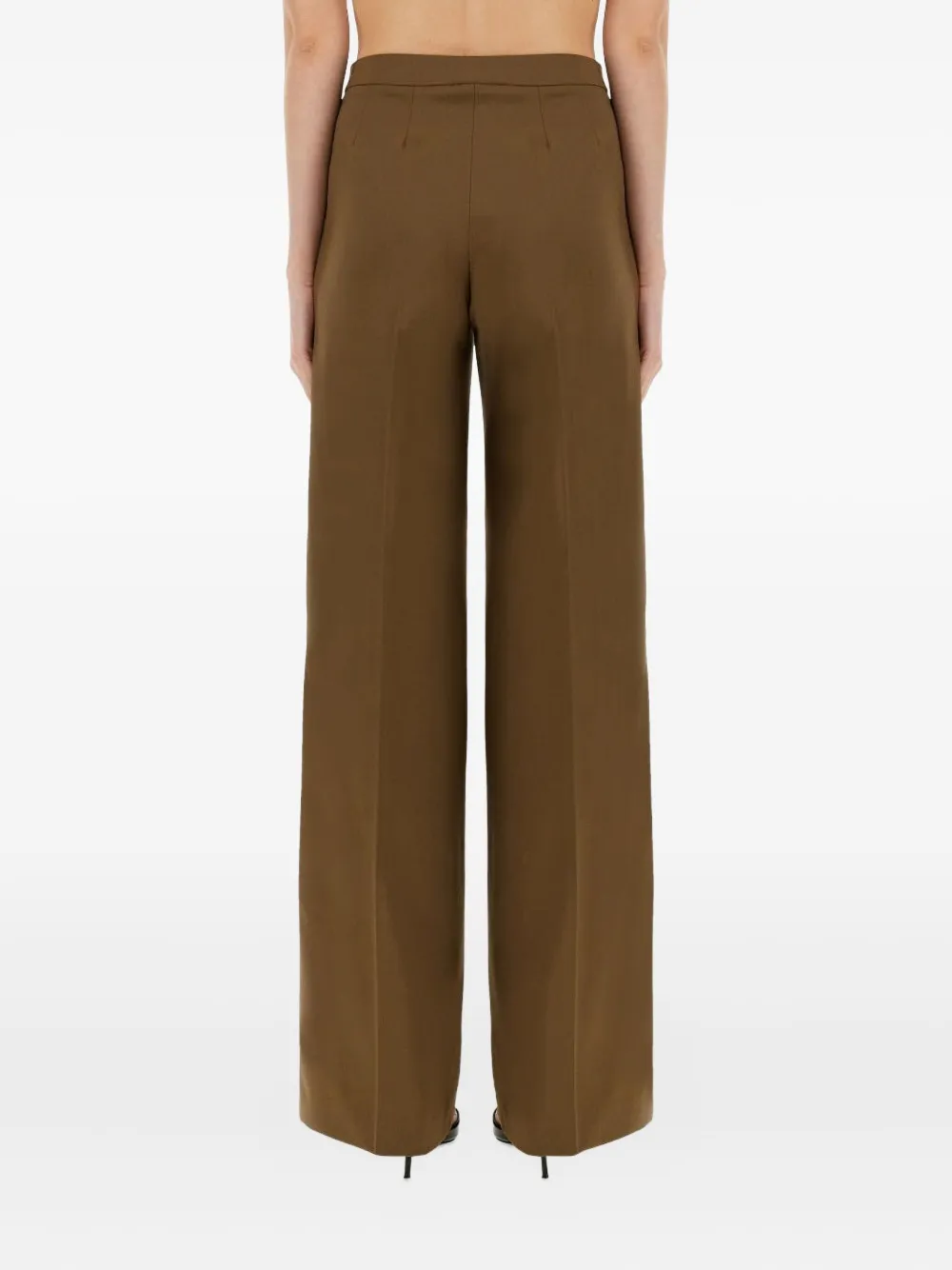 PT Torino Broek met wijde pijpen Bruin