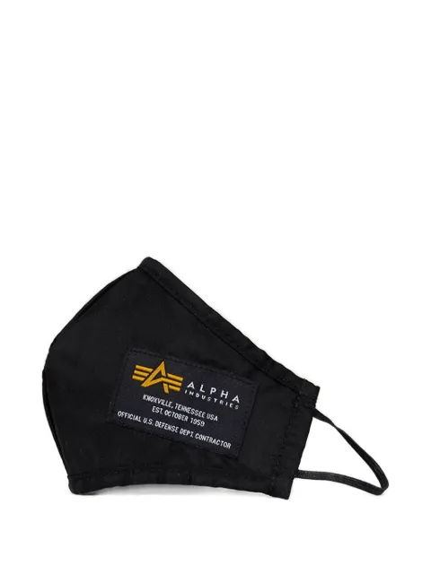 Alpha Industries logo-patch face covering