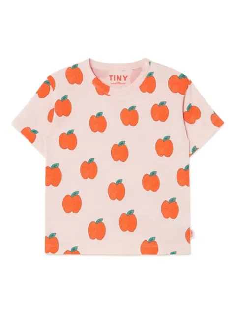 Tiny Cottons apple-print T-shirt