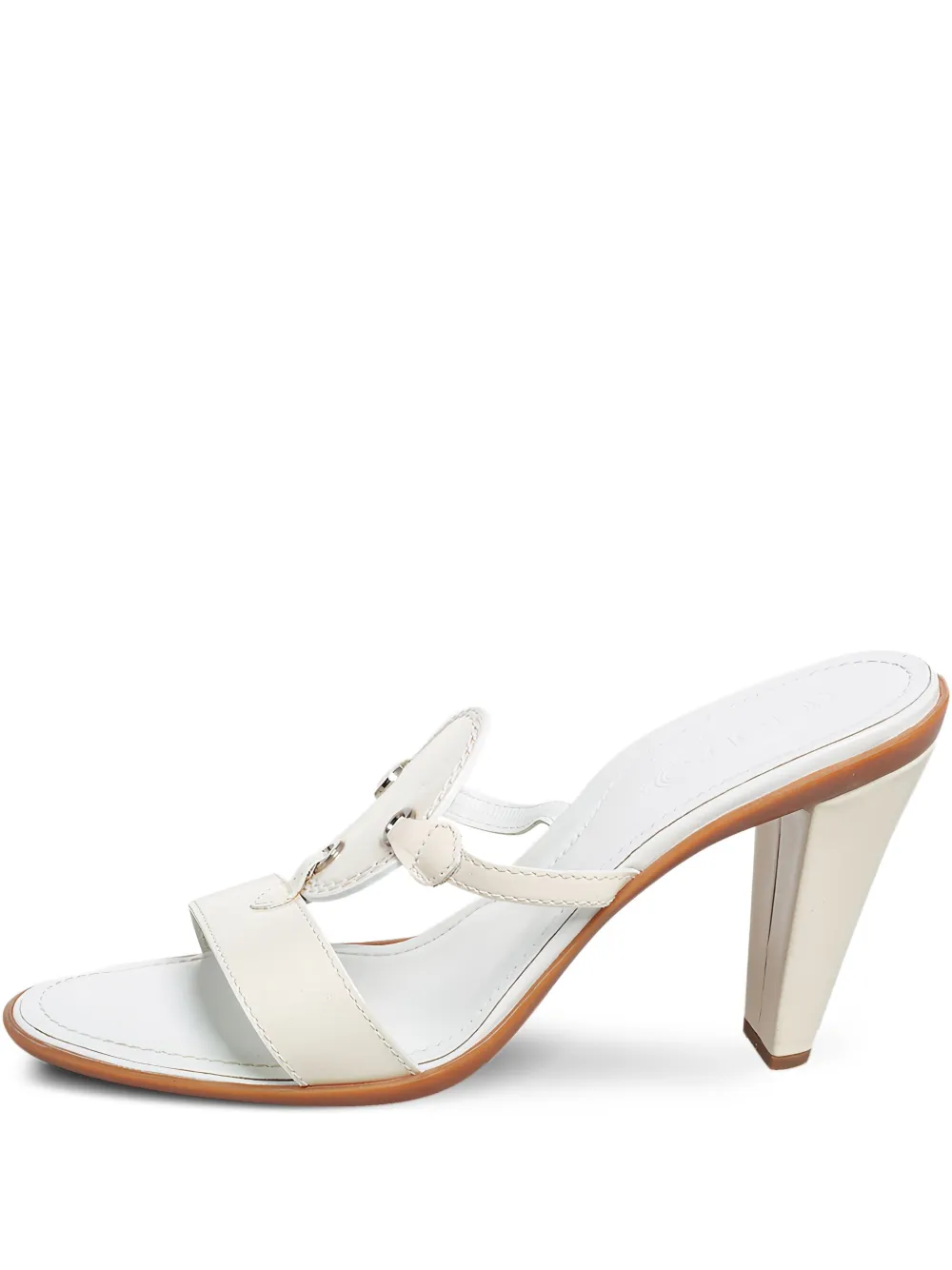 Tod's Vintage Pre-owned 95mm leather sandals | Neutrals | Image 1