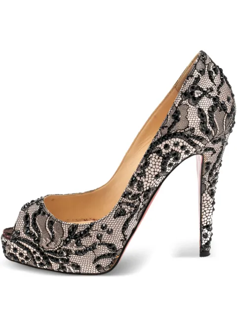 Christian Louboutin Pre-Owned zapatillas Very Prive de 120mm