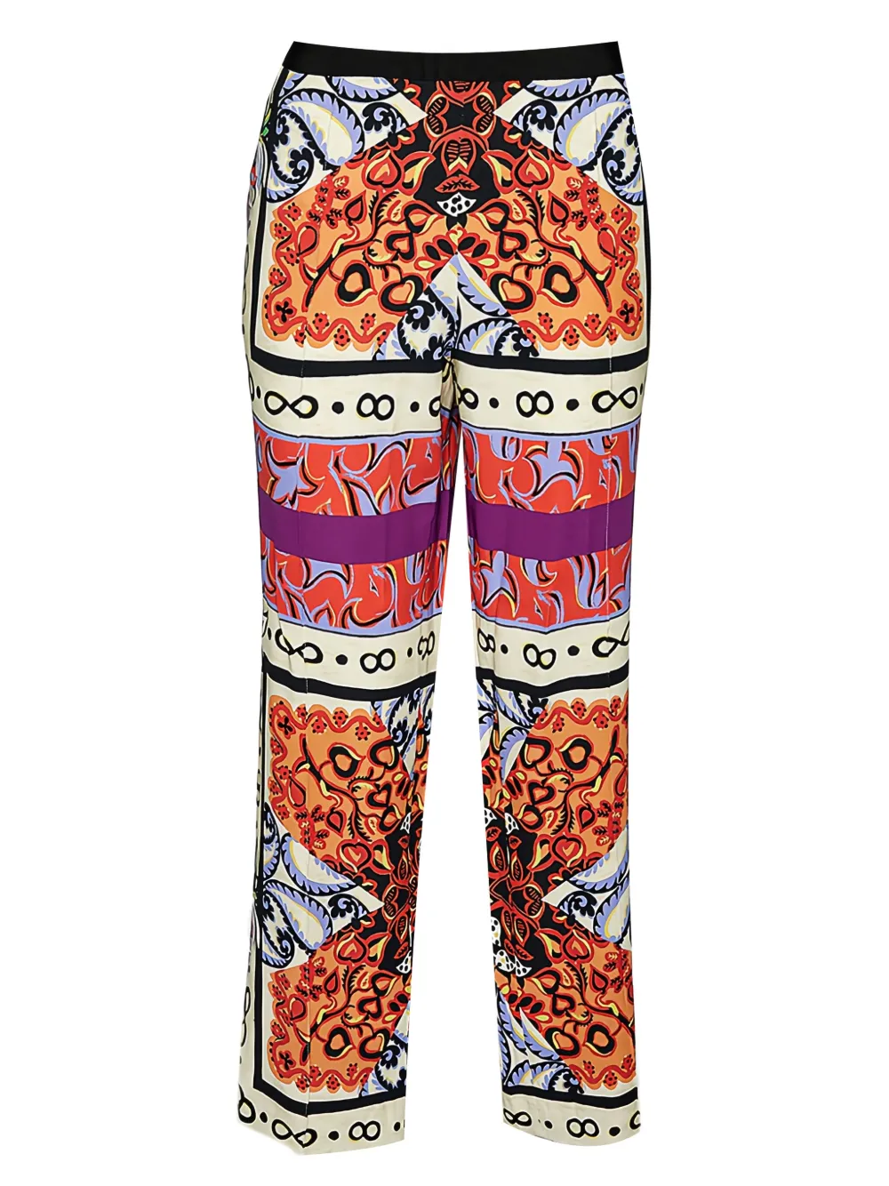 Etro Pre-Owned Hose mit grafischem Print | Orange | Image 1