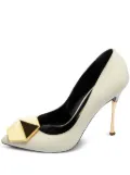 Nicholas Kirkwood pre-owned 110mm stud-embellished pumps - White
