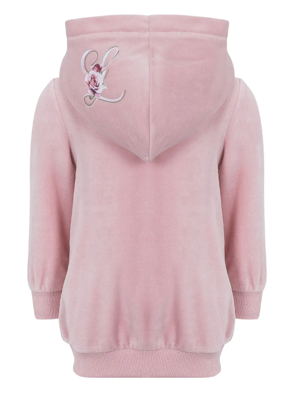 Lapin House rose-print hooded dress | Girls Casual Dresses | Image 2