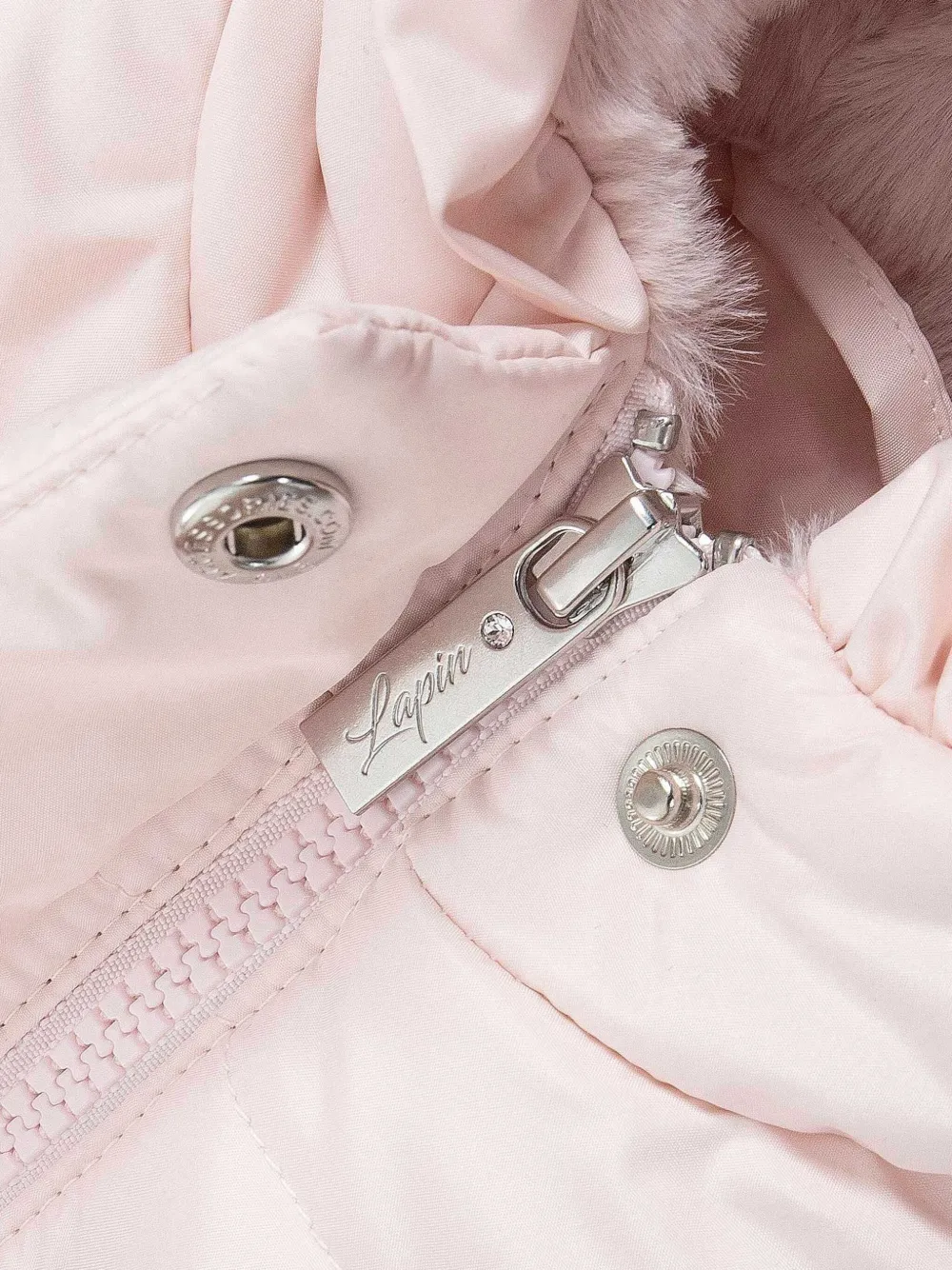 Lapin House Quilted Jacket In Pink