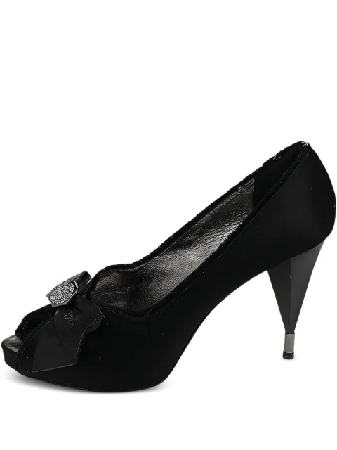 Marc Jacobs Vintage pre-owned 100mm bow-detailed peep-toe pumps