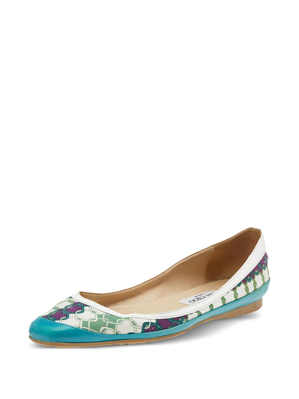 Jimmy Choo Pre-Owned patterned ballet flats | Image 2