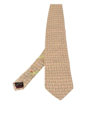 Ermenegildo Zegna ペイズリー シルク イタリア製 ネクタイ Ermenegildo Zegna Vintage ペイズリー ネクタイ | ニュートラル