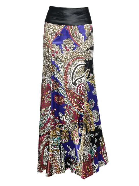 Just Cavalli Vintage paisley-print skirt