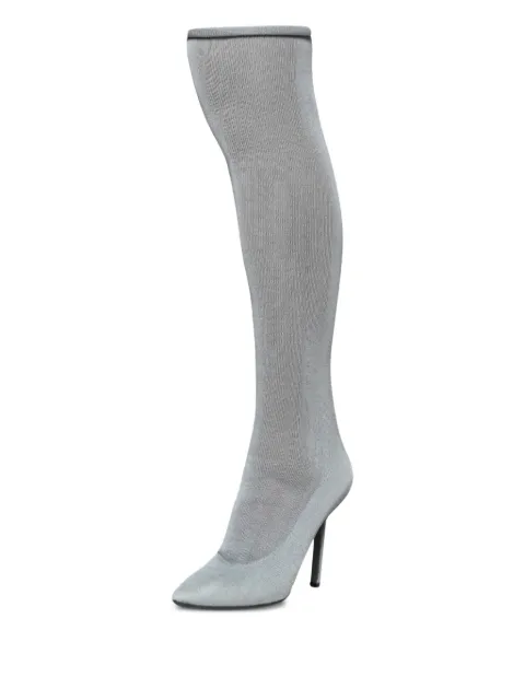 VETEMENTS pre-owned thigh-high heeled boots