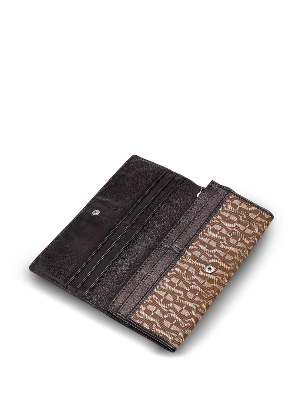 Pre-owned Aigner Vintage Patterned-jacquard Wallet