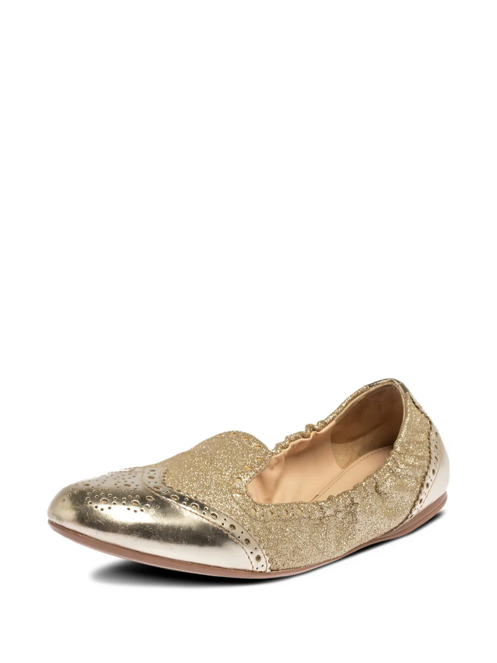 Prada Pre-Owned Metallic ballerina's - Goud