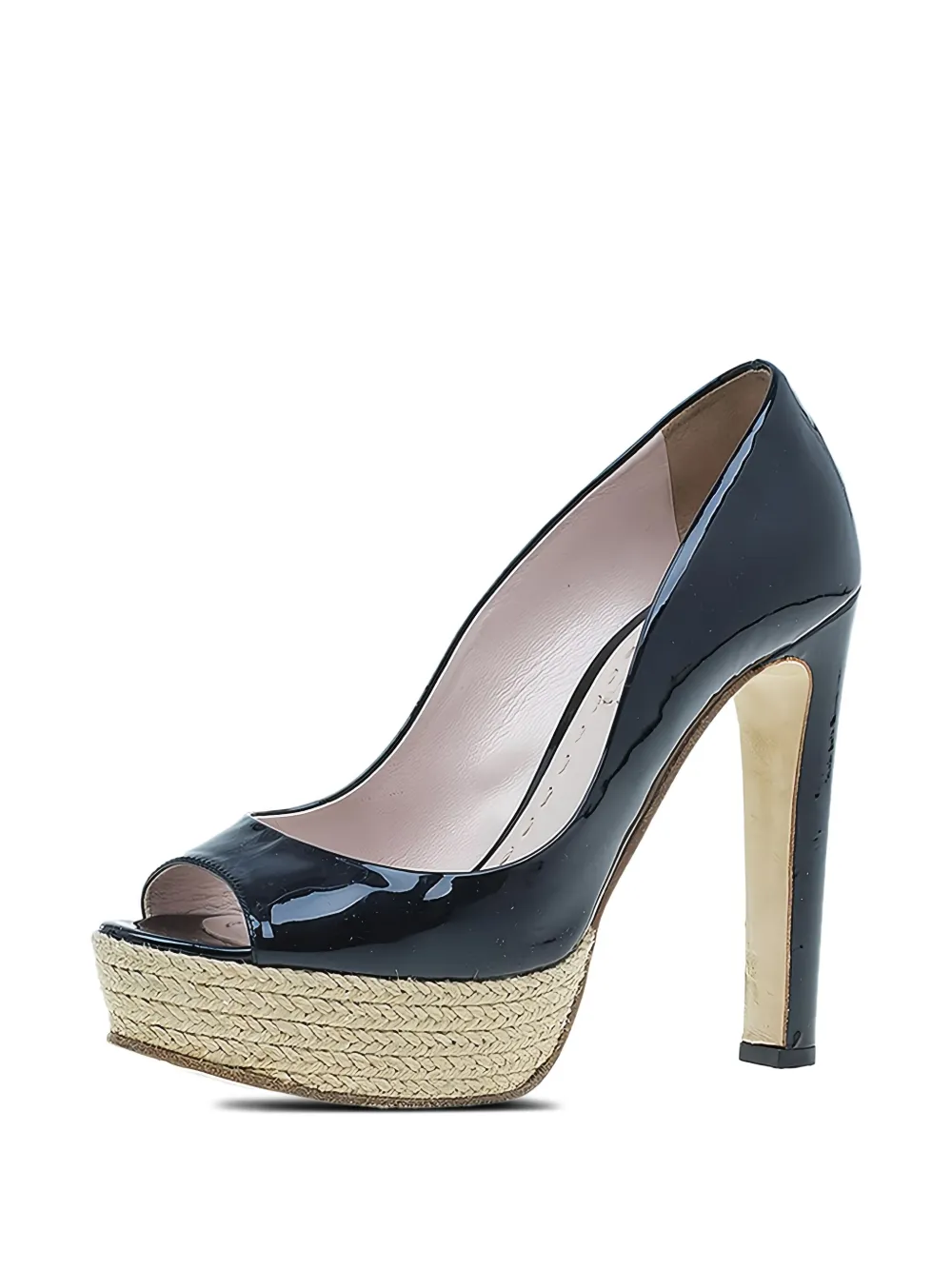 Miu Miu Pre-Owned 130mm patent pumps | Black | Image 1