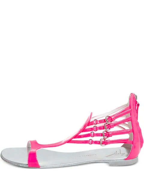 Giuseppe Zanotti Vintage leather flat sandals
