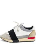 Balenciaga Pre-Owned Race Runner mesh-panelled low-top sneakers - White