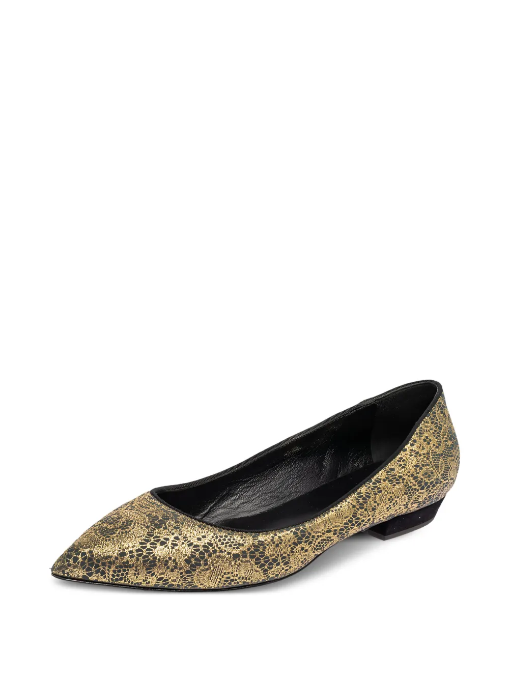 Giuseppe Zanotti Vintage Pre-owned ballerina's met puntige neus - Geel