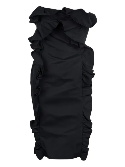 Giambattista Valli Vintage cotton-blend ruffled dress