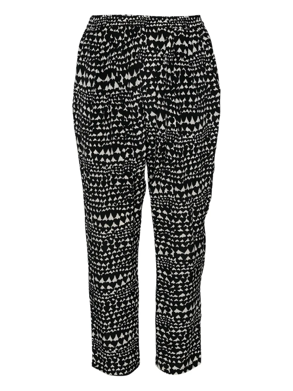 Stella McCartney Pre-Owned silk straight-leg trousers | Black | Image 1
