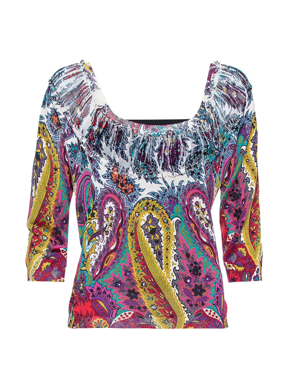 Etro Pre-Owned top de seda | rosado | Image 1