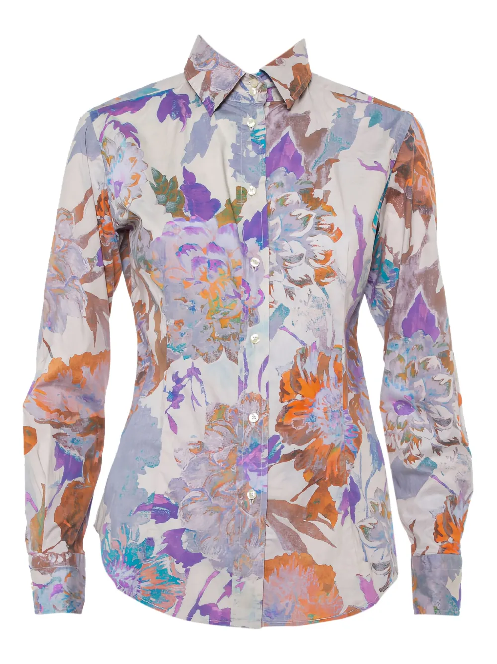 Etro Pre-Owned camisa con estampado floral | morado | Image 1