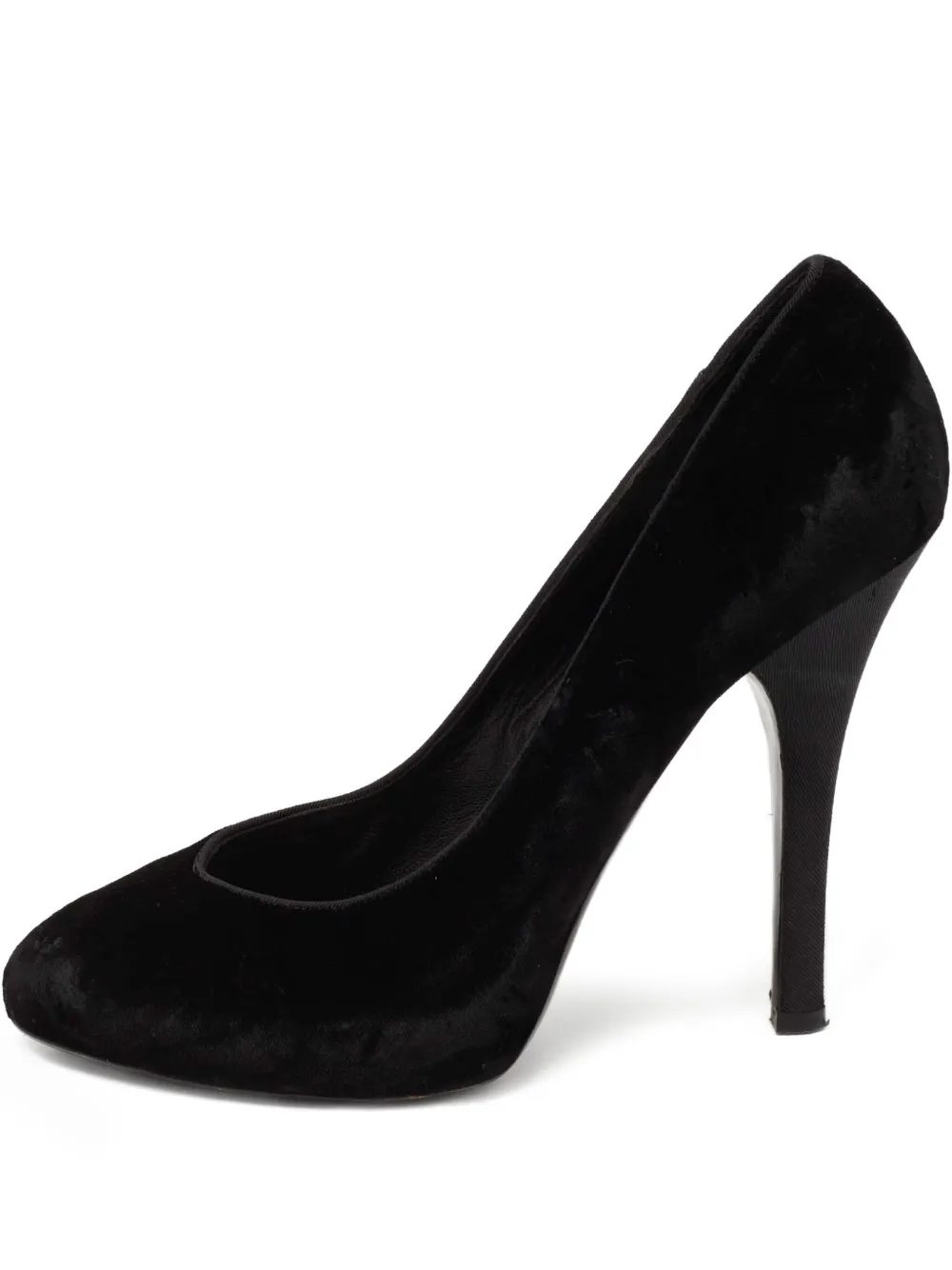Dolce & Gabbana Pre-Owned 125mm suede heeled pumps | Black | Image 1