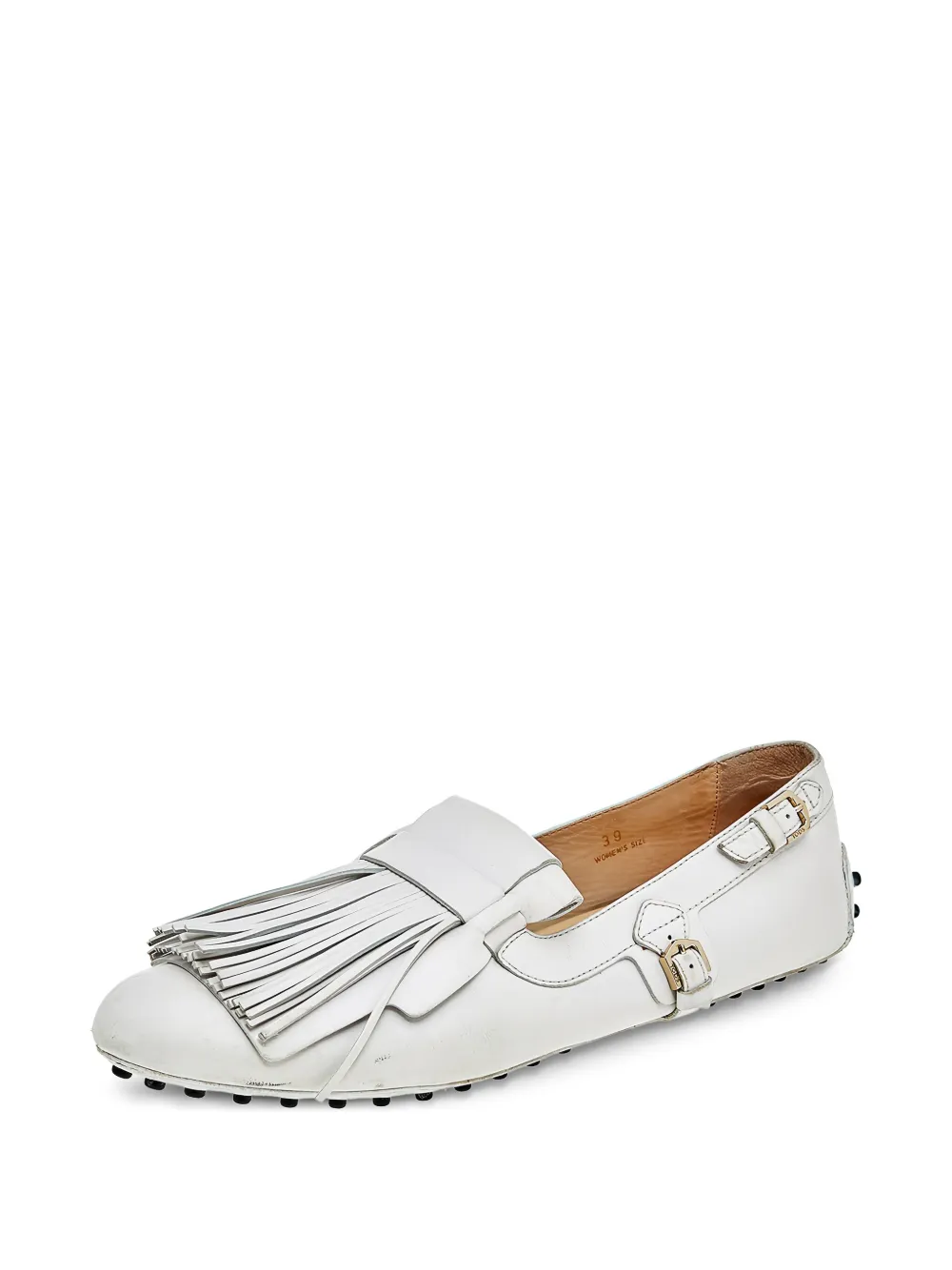 Tod's Vintage Pre-owned fringe-detail loafers | Image 2