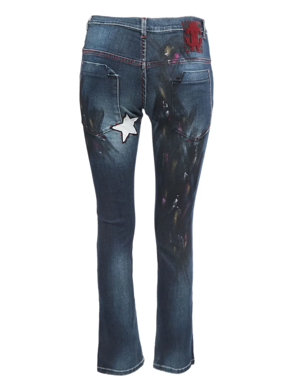 Roberto Cavalli Vintage distressed straight-leg jeans | Image 2