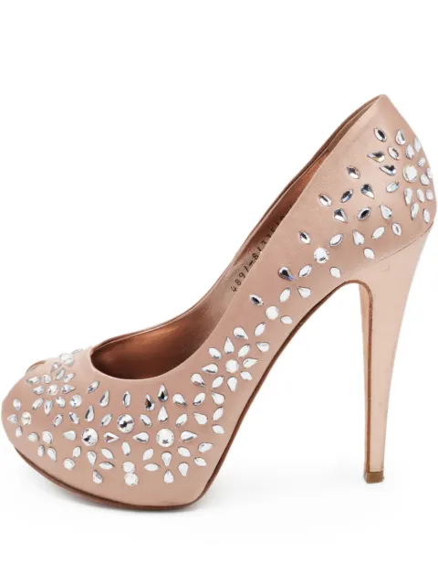 Gina 130mm crystal-embellished sandals