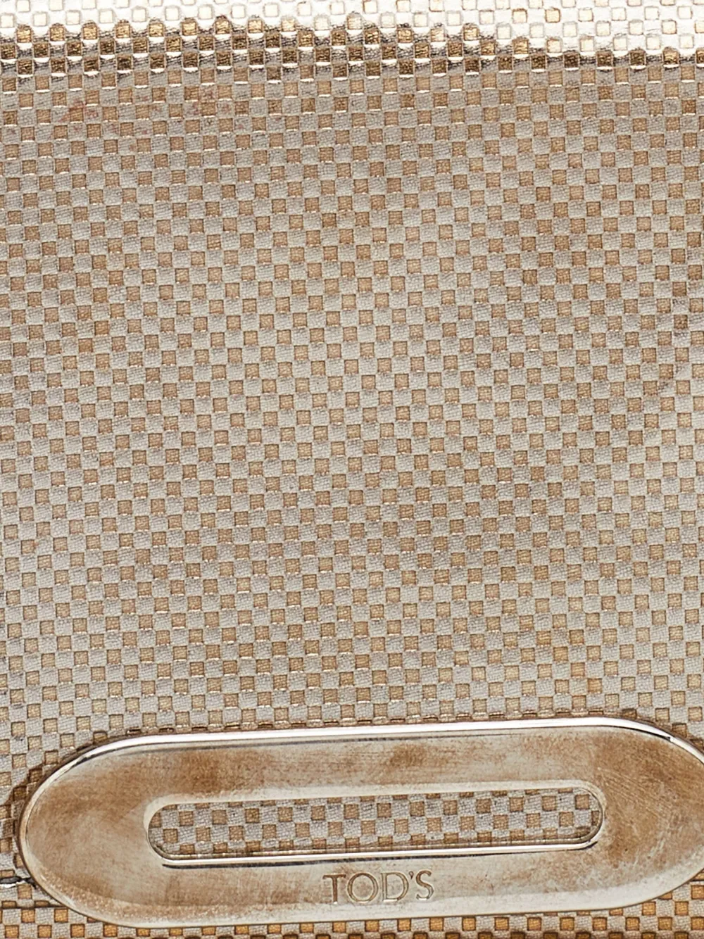 Pre-owned Tod's  Metallic-effect Leather Wallet