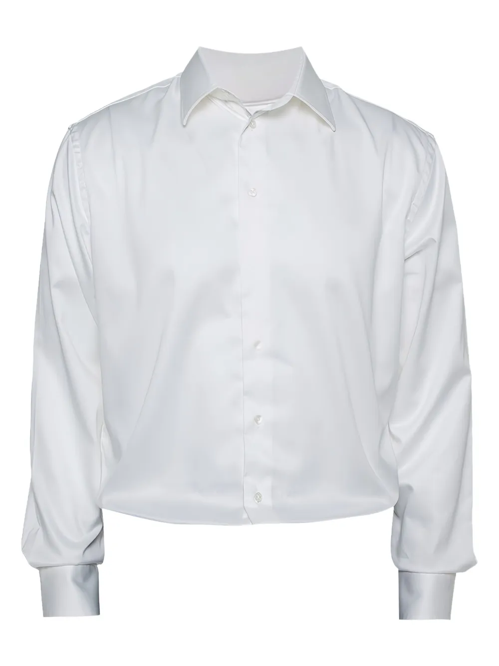 Armani Collezioni Vintage button-up long-sleeve shirt | White | Image 1