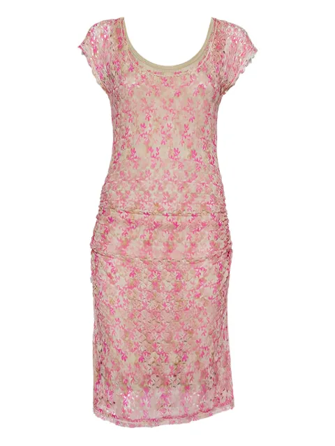 Missoni Pre-Owned floral-pattern ruched midi dress