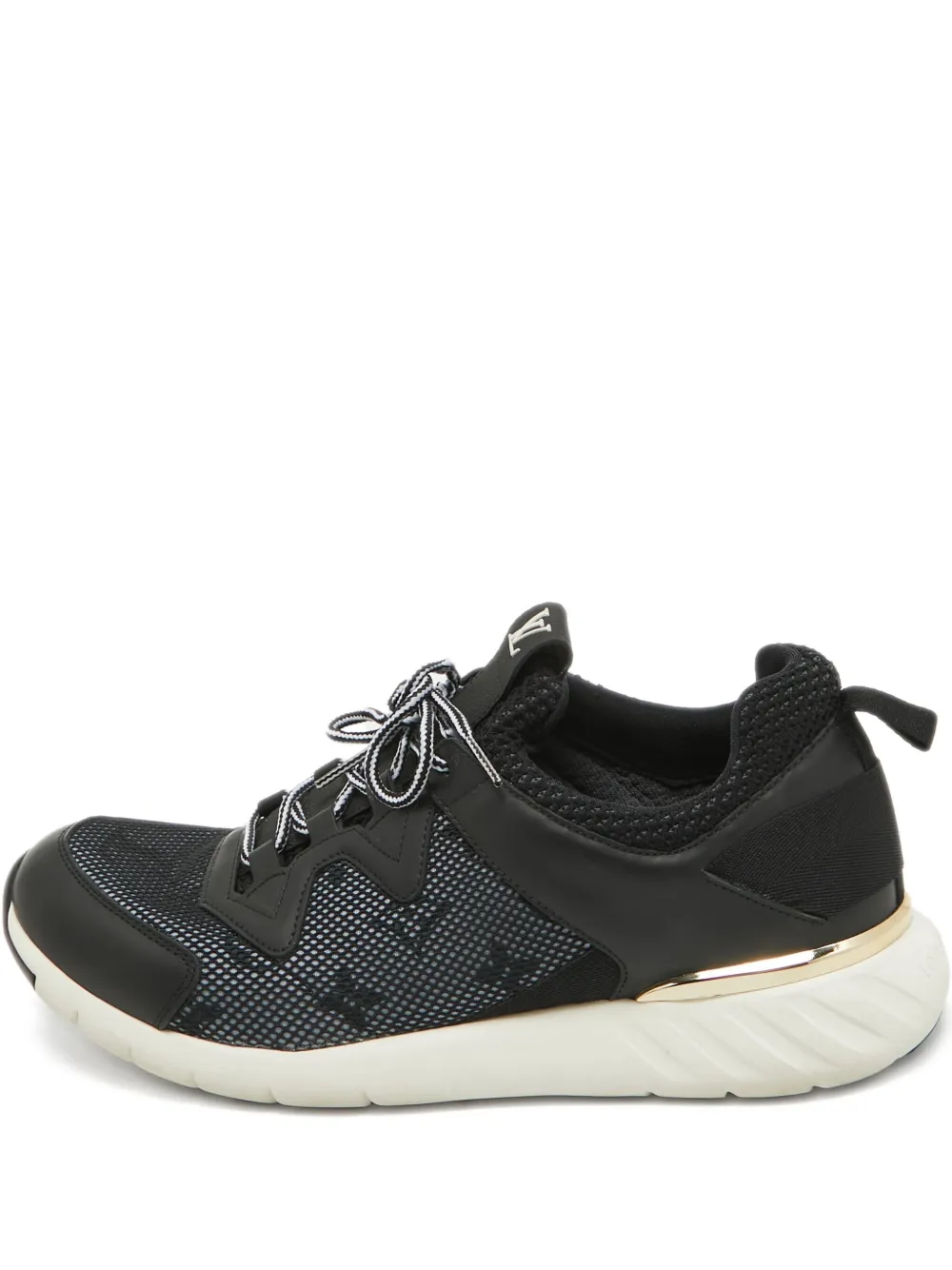 Louis Vuitton Pre-Owned モノグラム スニーカー - ブラック Louis Vuitton Pre-Owned モノグラム スニーカー - ブラック