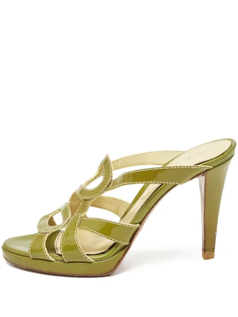 Sergio Rossi pre-owned 110mm open-toe sandals