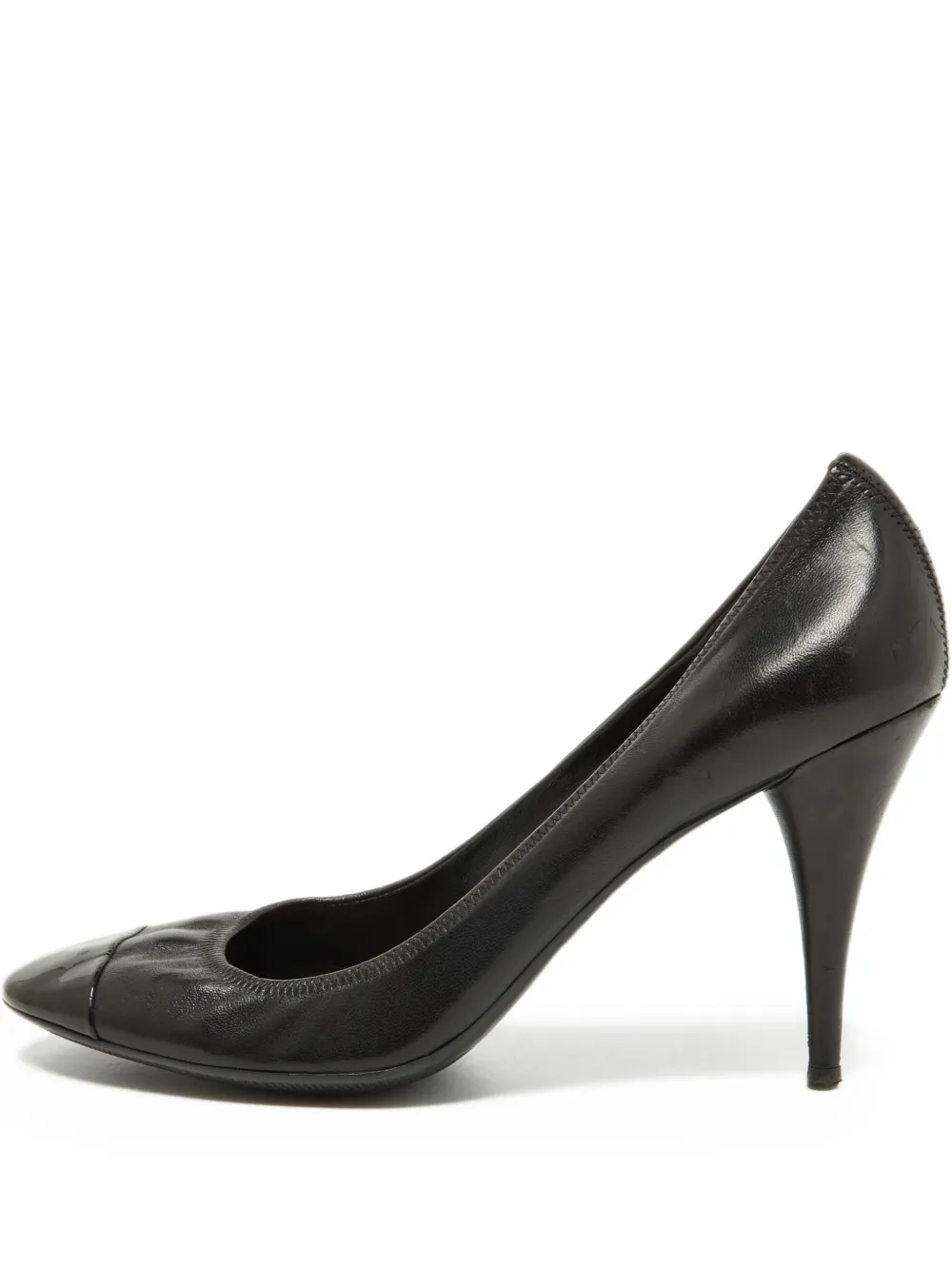 Prada Pre-Owned 100mm leather heeled pumps | Black | Image 1