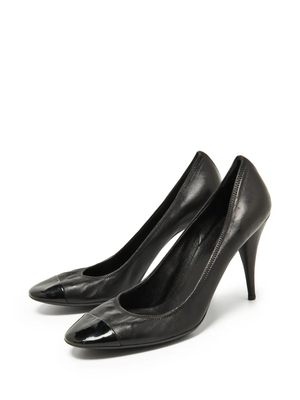 Prada Pre-Owned 100mm leather heeled pumps | Image 2