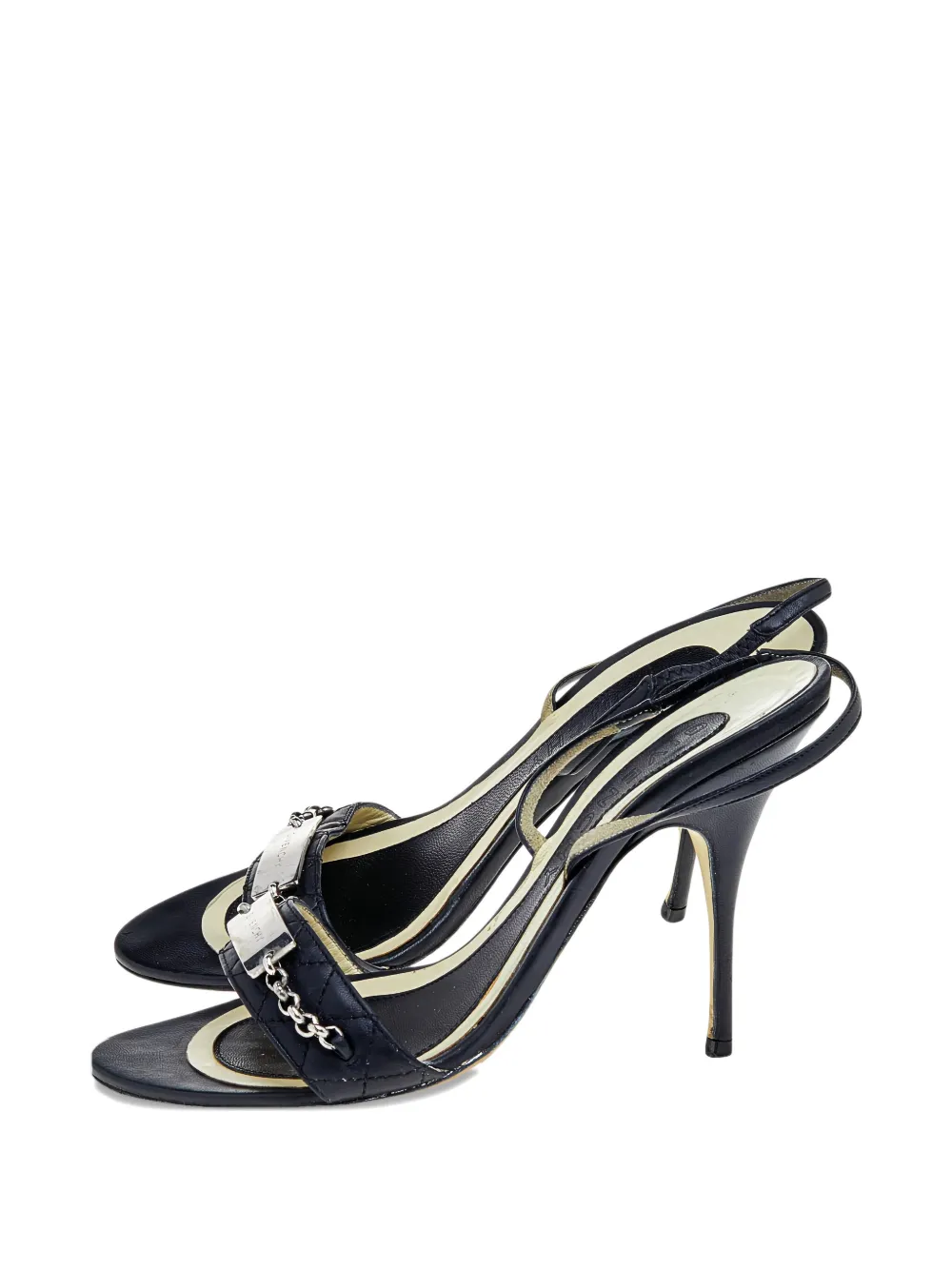 Givenchy Pre-Owned 110mm patent-leather slingback sandals | Heeled Sandals | Image 2