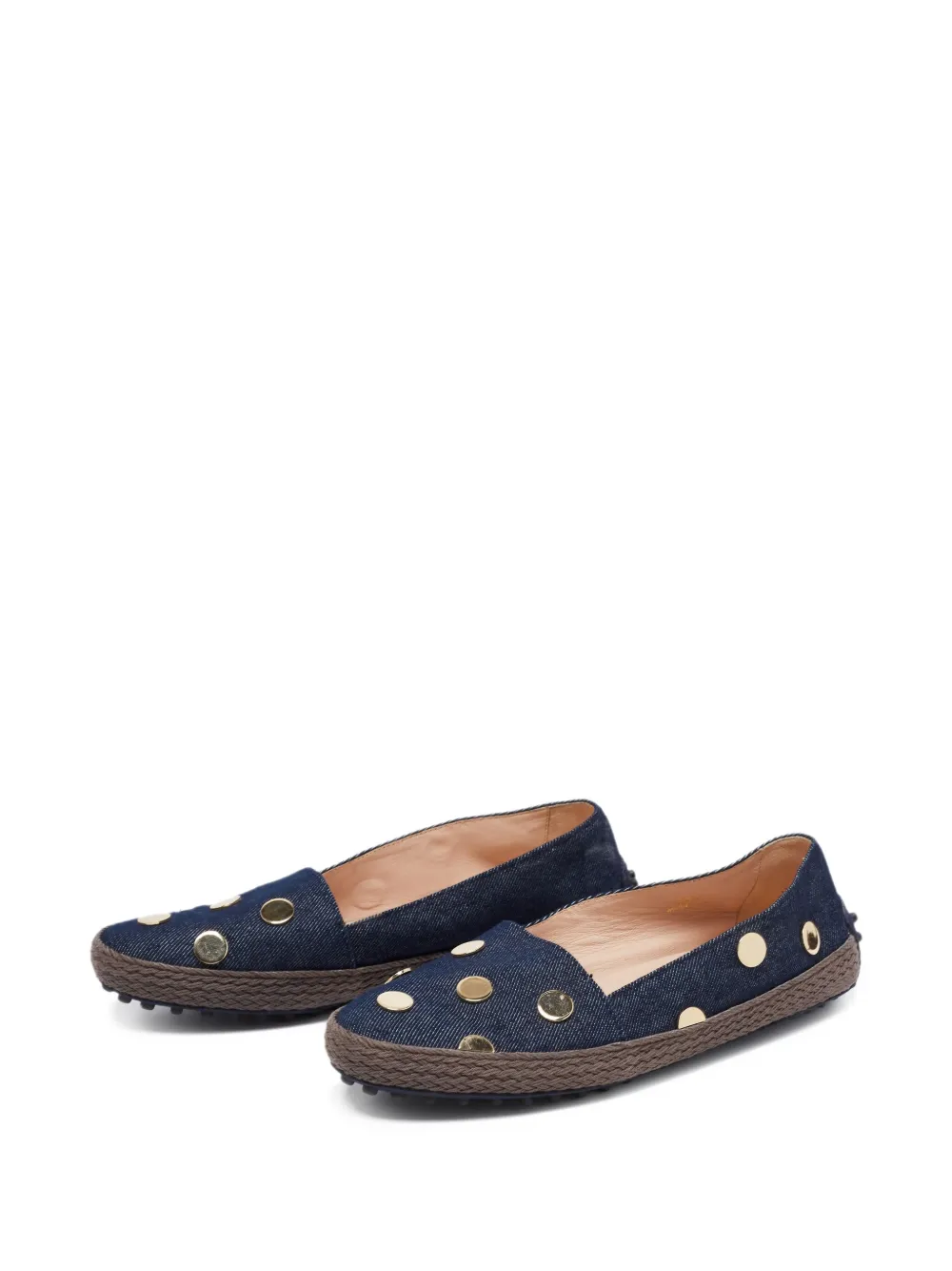 Tod's Vintage 2024 ballerina's met studs - Blauw