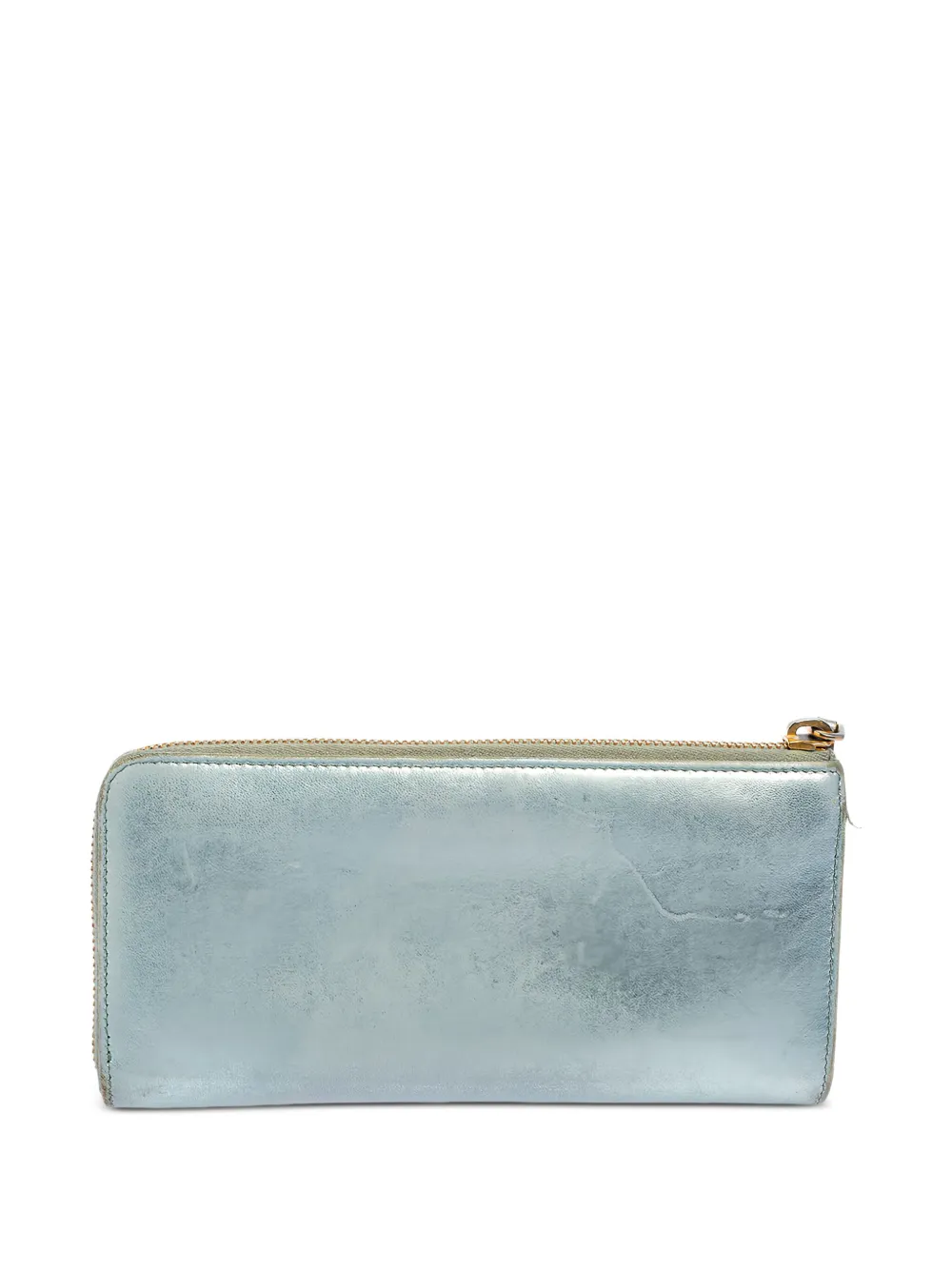 Miu Miu Pre-Owned metallic-effect leather wallet | Image 2