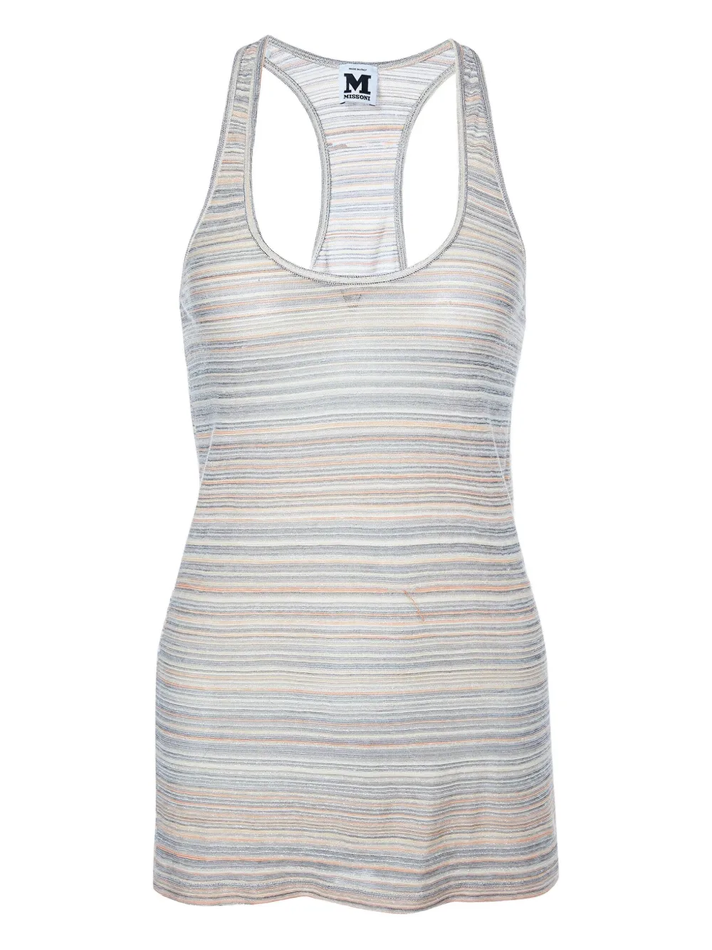 Pre-owned Missoni Striped Racerback Top