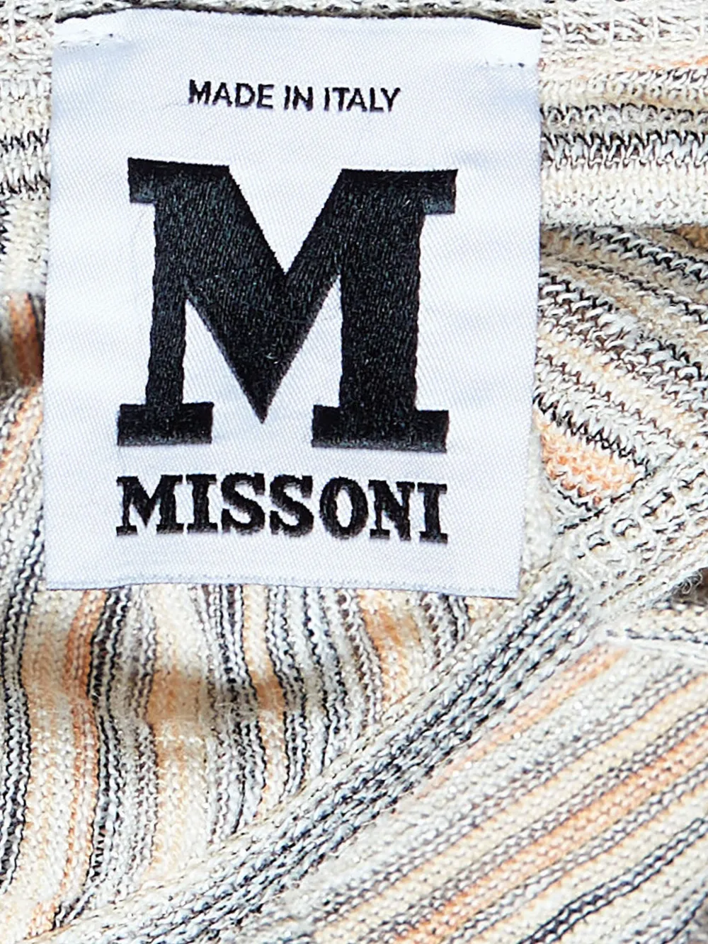 Pre-owned Missoni Striped Racerback Top