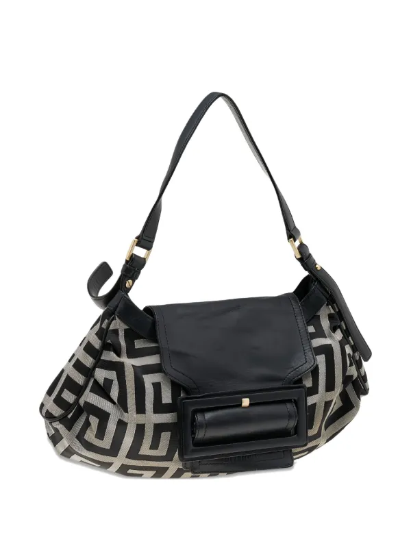 Givenchy Pre-Owned 4G キャンバス ショルダーバッグ | ブラック 