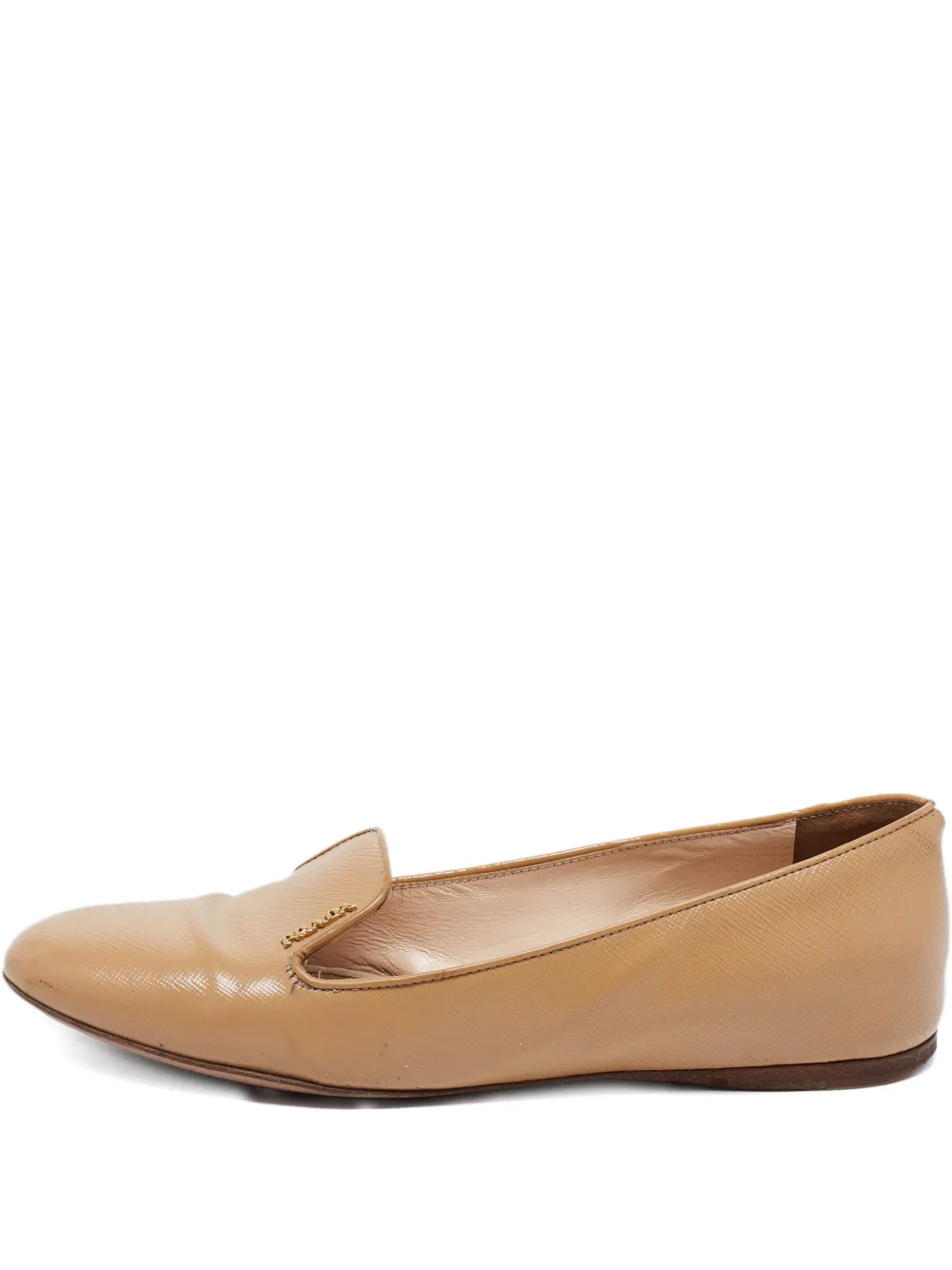 Prada Pre-Owned leather ballet flats | Neutrals | Image 1