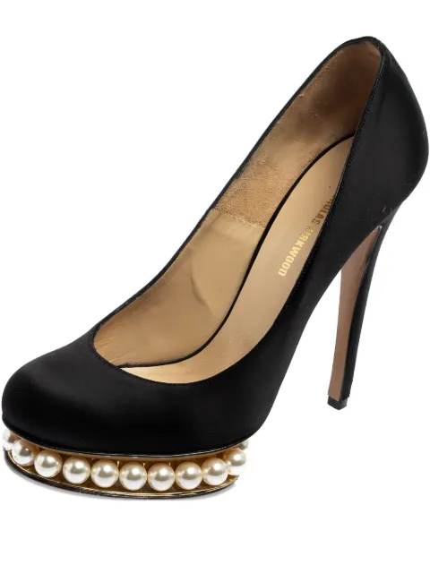 Nicholas Kirkwood pearl platform pumps