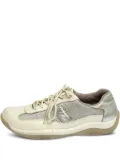 Prada Pre-Owned metallic-effect sneakers - Grey