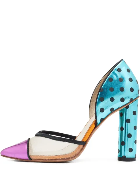 Sophia Webster escarpins pre-owned métallisé 100 mm Jessica à pois