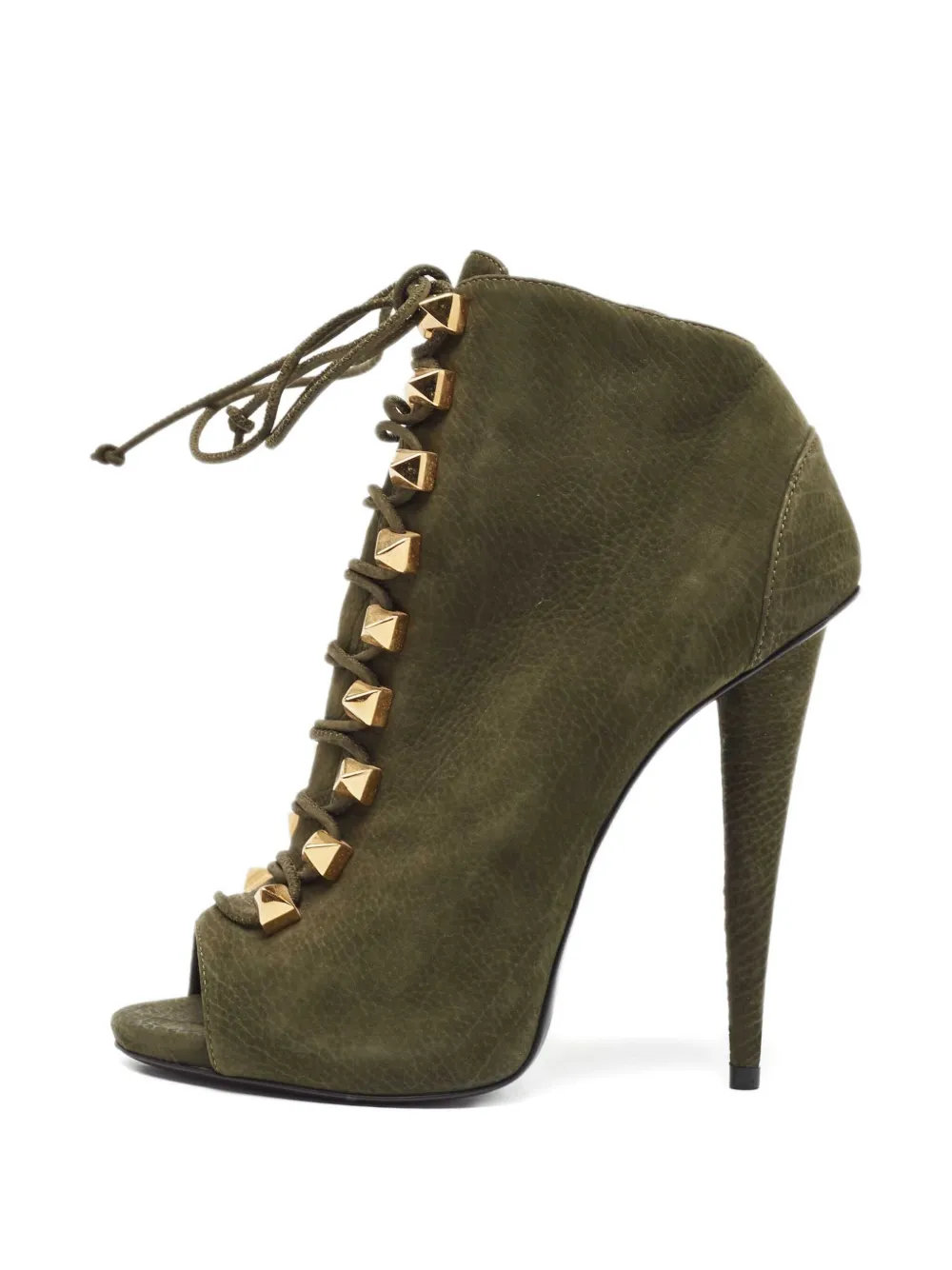 Giuseppe Zanotti Vintage Leren laarzen - Groen
