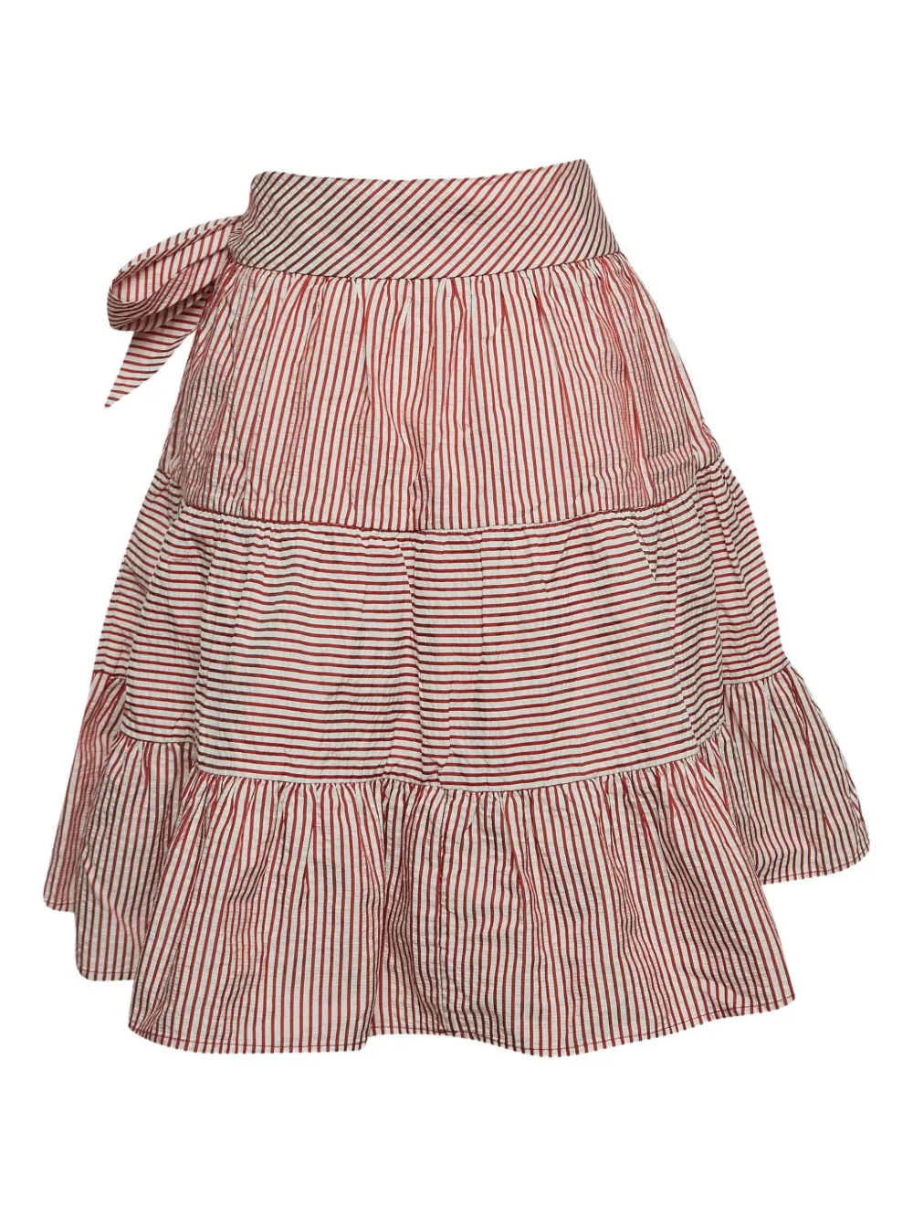 Moschino Pre-Owned Rok met ruches - Rood